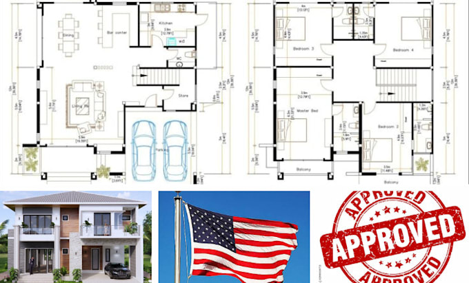 Gig Preview - Sign seal stamp all architecture drawings mep 2d floor plan in 24 hours