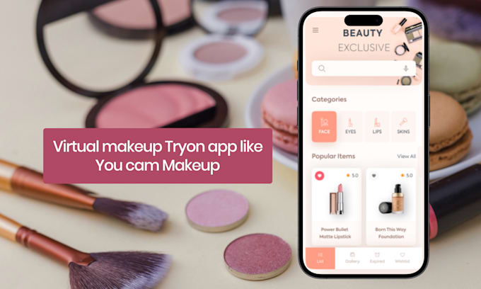 Bestseller - create a virtual makeup tryon app like youcam makeup, instabeauty, and makeup