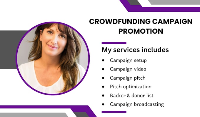 Gig Preview - Crowdfunding campaign promotion crowdfunding campaign creation backers list