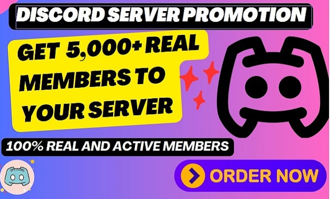 Gig Preview - Promotion for your discord server, trading,crypto, nft,gaming to get real member