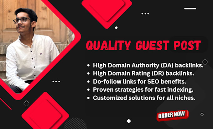 Gig Preview - Do hq manual backlinks, permanent and premium guest posting service