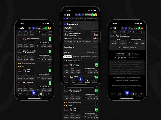 Gig Preview - Develop sportsbet app sportsbook app live score app fantasy cricket app