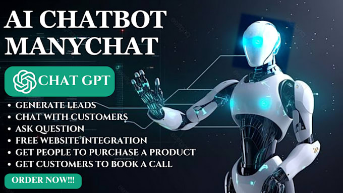 Gig Preview - Develop chatbot using twilio,dialogflow, manychat for socialmedia and website