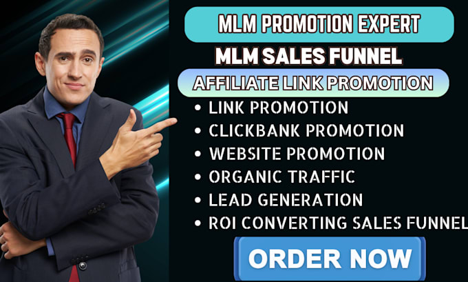 Gig Preview - Do viral MLM promotion, USA solo ads, affiliate link promotion, lead generation