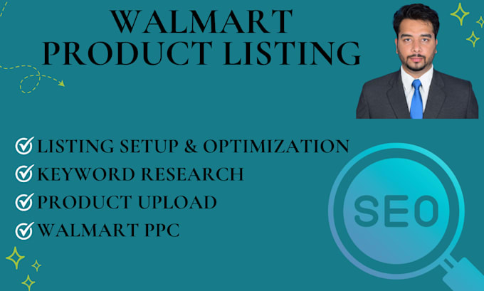 Gig Preview - Create and optimize walmart listings and manage account