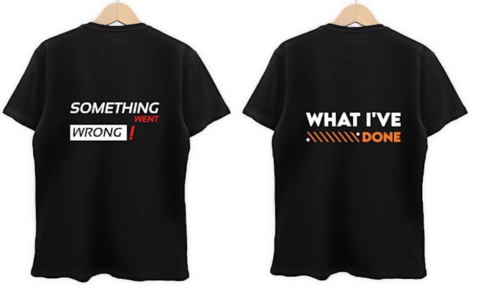 Gig Preview - Do awesome custom, typography and minimalist t shirt design