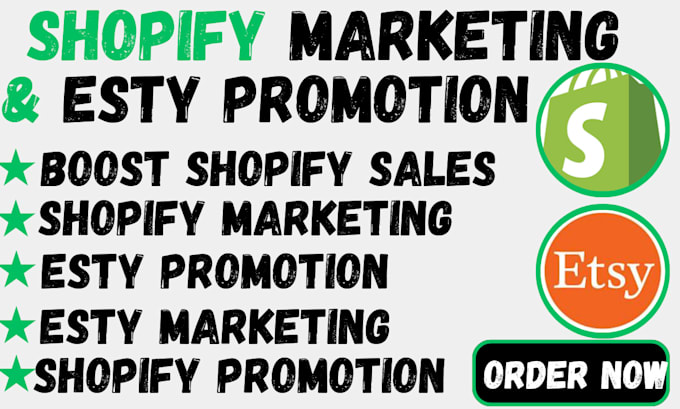 Gig Preview - Increase shopify sales via etsy promotion marketing and etsy marketing