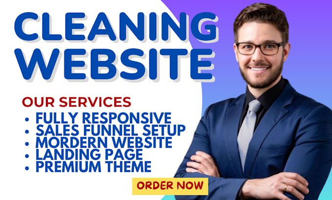 Bestseller - build cleaning service website, house, office cleaning, booking koala website