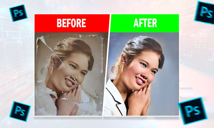 Gig Preview - Restore your old photo, colorize, repair damages and enhance