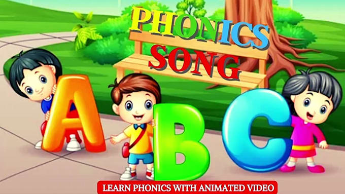 Gig Preview - Supply outstanding 3d animation for nursery rhymes, phonics songs, educational