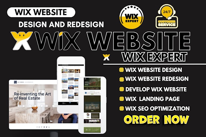 Gig Preview - Do wix website redesign wix website design fix wix website development