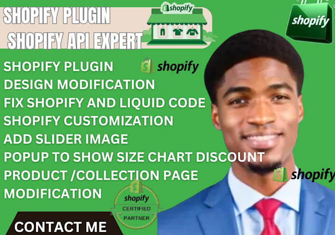 Gig Preview - Fix shopify plugin, shopify API expert, printify 30x ROI abandoned cart recovery