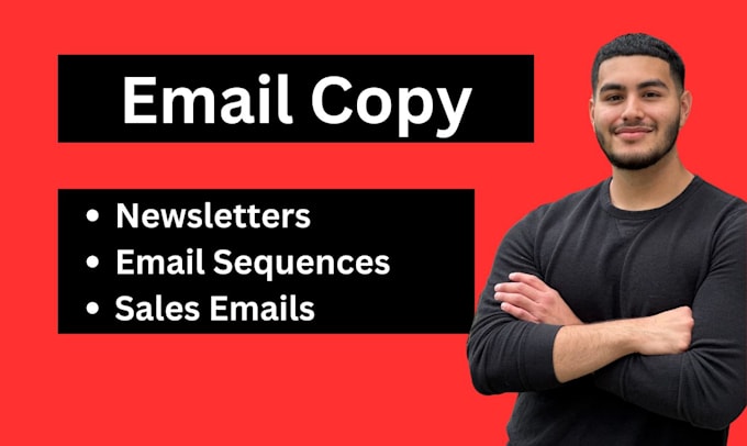 Gig Preview - Write engaging emails to boost your sales