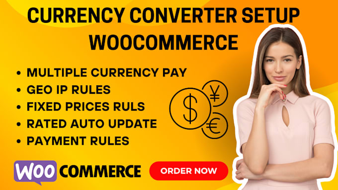 Gig Preview - Setup currency converter on your woocommerce website