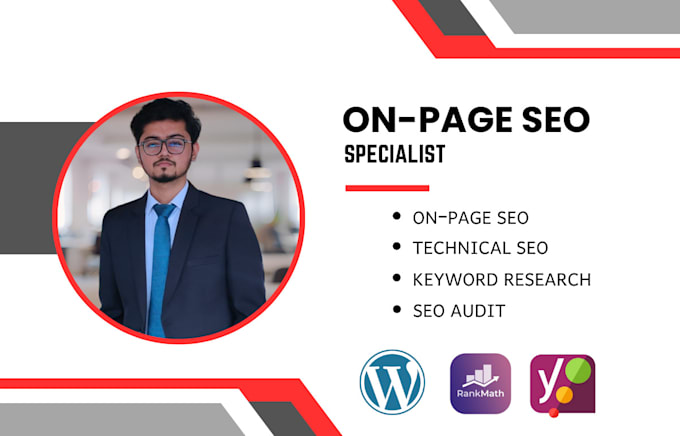 Bestseller - optimize your wordpress on page SEO with yoast and rank math