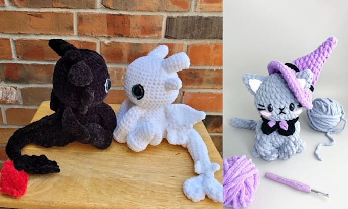 Gig Preview - Write crochet, crochet pattern, crochet etsy, amigurumi with pictures