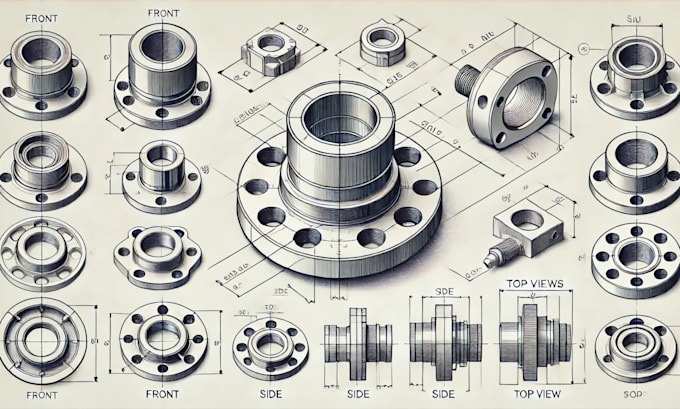 Gig Preview - Mechanical 3d modeling solidworks 3d rendering cad product design 3d printing