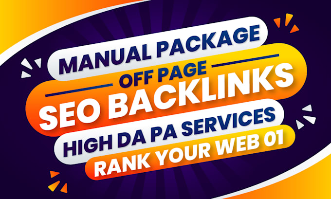 Gig Preview - Seo package links 250 high da pa backlinks