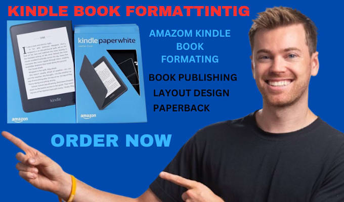 Gig Preview - Do amazon kindle ebook formatting kdp book formatting amazon book and print