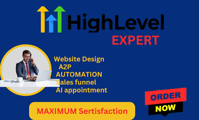 Gig Preview - Do gohighlevel automation, go high level expert,gohighlevel setup ,pipeline pro