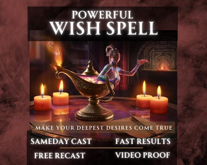 Gig Preview - Manifest your desires powerful wish spell, protection spells