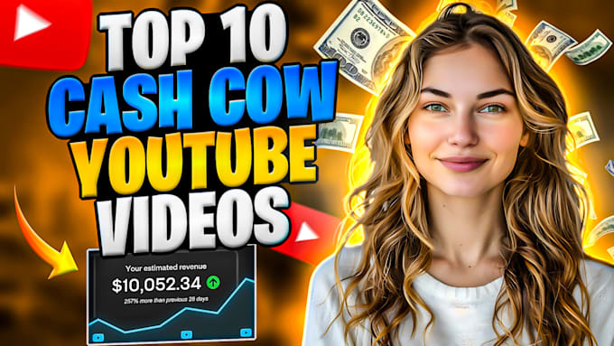 Bestseller - do top 10 cash cow videos, youtube automation, cash cow channel, cash cow