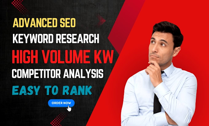 Gig Preview - Advanced seo keyword research for your local business