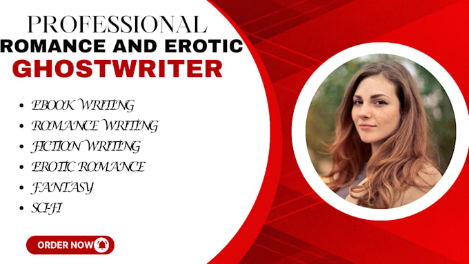 Gig Preview - Be your fiction ghostwriter for romance, fantasy, mystery, ebooks, adult novels