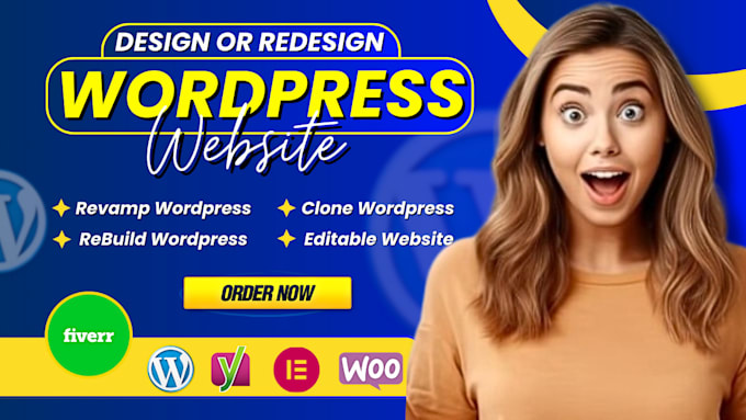 Gig Preview - Build, revamp and clone wordpress hostinger website for you