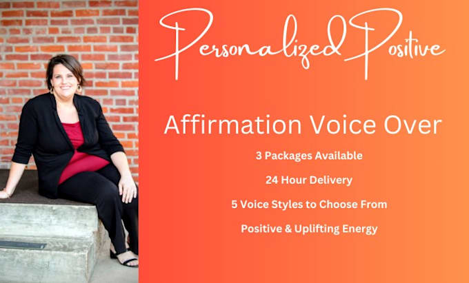 Gig Preview - Create a personalized positive affirmation voice over