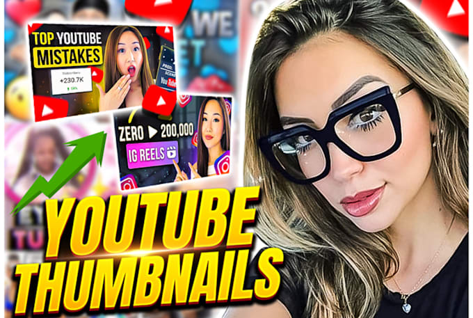 Gig Preview - Do clickbait attractive custom eye catchy youtube thumbnail design