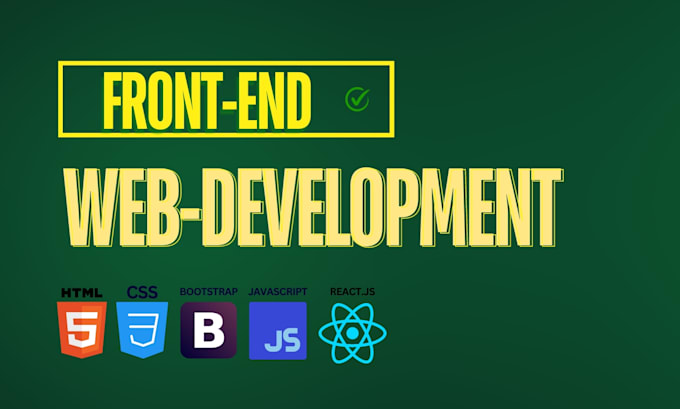 Gig Preview - Do frontend development using HTML, CSS, and js