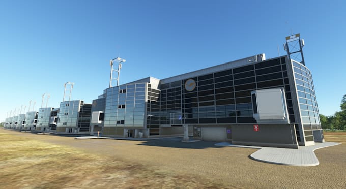 Gig Preview - Create 3d building asset scenery for msfs