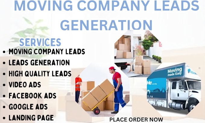 Bestseller - moving company leads, logistic leads, movers or moving company leads, google ads