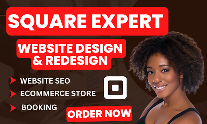 Bestseller - redesign squareup website design square online store with square website seo