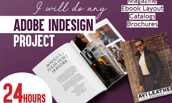 Gig Preview - Do adobe indesign project on book layout booklet real estate brochure design