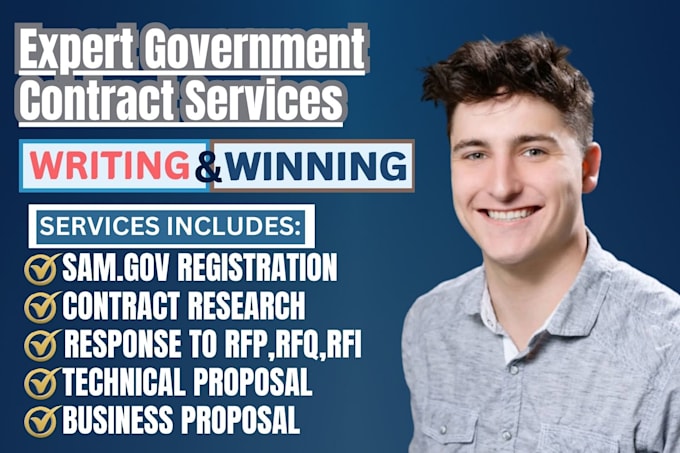 Gig Preview - Do government contract bid proposal writing for rfp