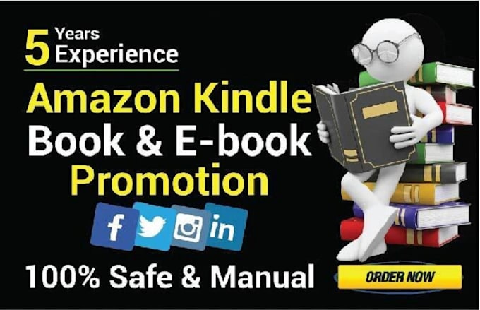 Gig Preview - Promote your book, ebook, amazon kindle marketing crypto website promotion