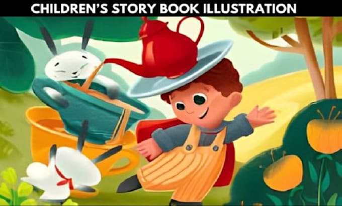 Gig Preview - Do children book illustration kids book formatting amazon KDP book publishing