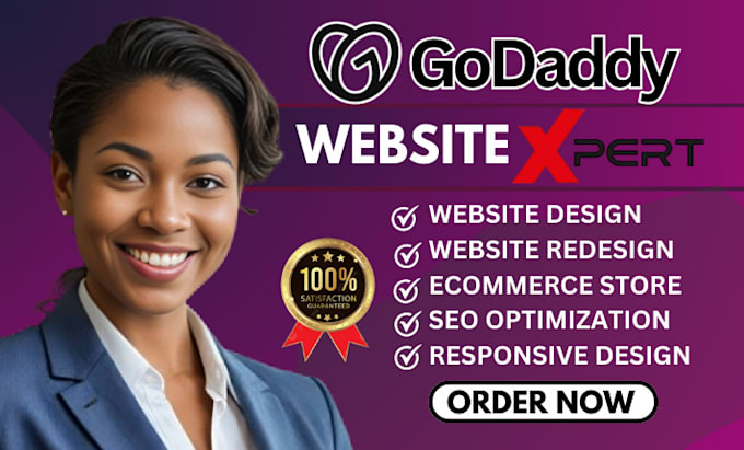 Bestseller - godaddy website design godaddy website redesign develop godaddy website