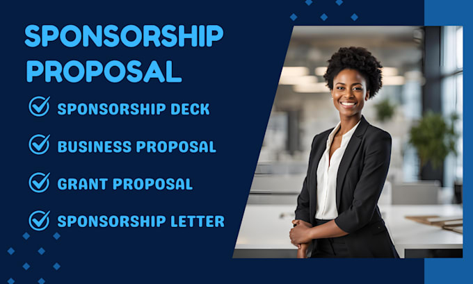 Bestseller - write sponsorship proposal sponsorship deck investor pitch proposal deck letters