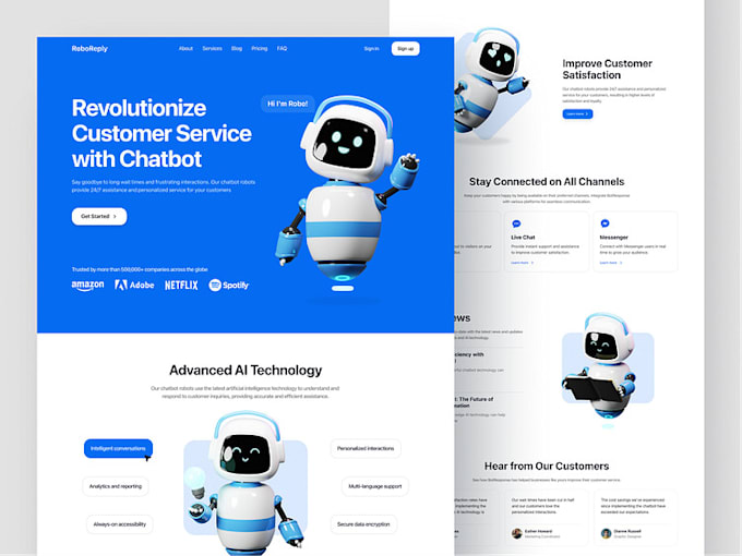 Gig Preview - Do al chatbot website chatgpt al saas voice al bot image generator al solutions