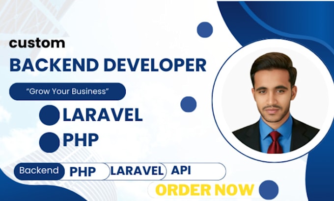 Gig Preview - Be your php laravel developer for custom websites