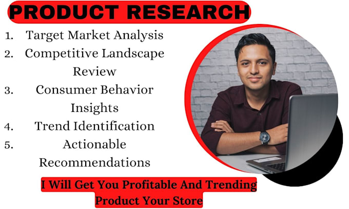 Gig Preview - Indepth market analysis for your product ideas