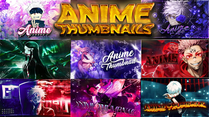 Gig Preview - Youtube anime thumbnail for your amv video