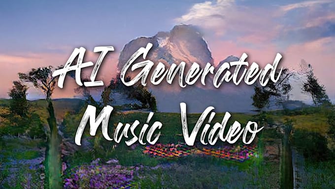 Gig Preview - Create an ai animation music video for you, ai music video