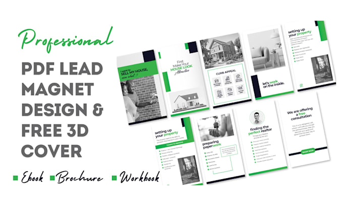 Gig Preview - Pdf lead magnet design lead magnet design PDF lead magnet ebook design workbook