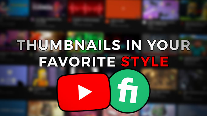 Gig Preview - Create several thumbnails in your favorite style