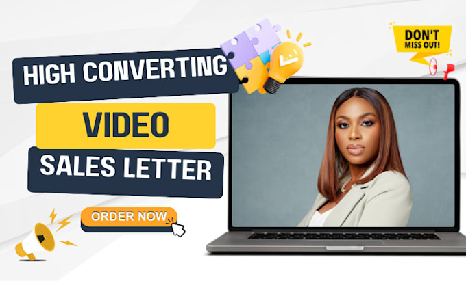 Gig Preview - Create converting video sales letter vsl and explainer video ads