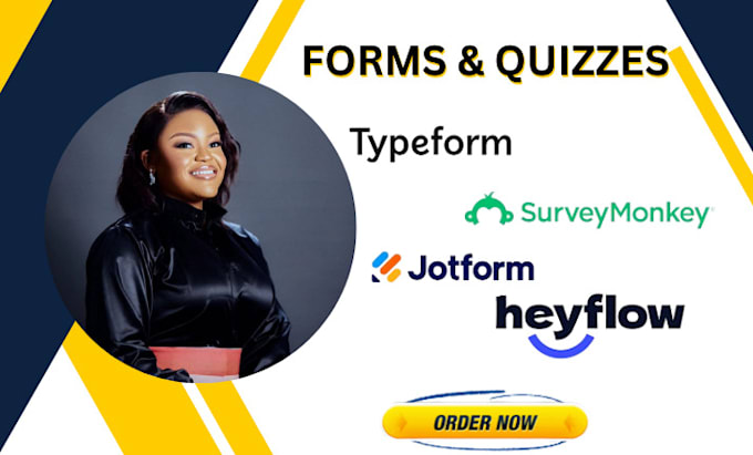 Gig Preview - Setup surveymonkey, heyflow outgrow jotform expert, typeform expert, nextiva